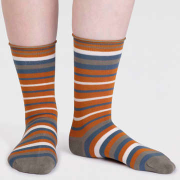 Lucia Stripe- Turmeric Yellow (Women's) - 0