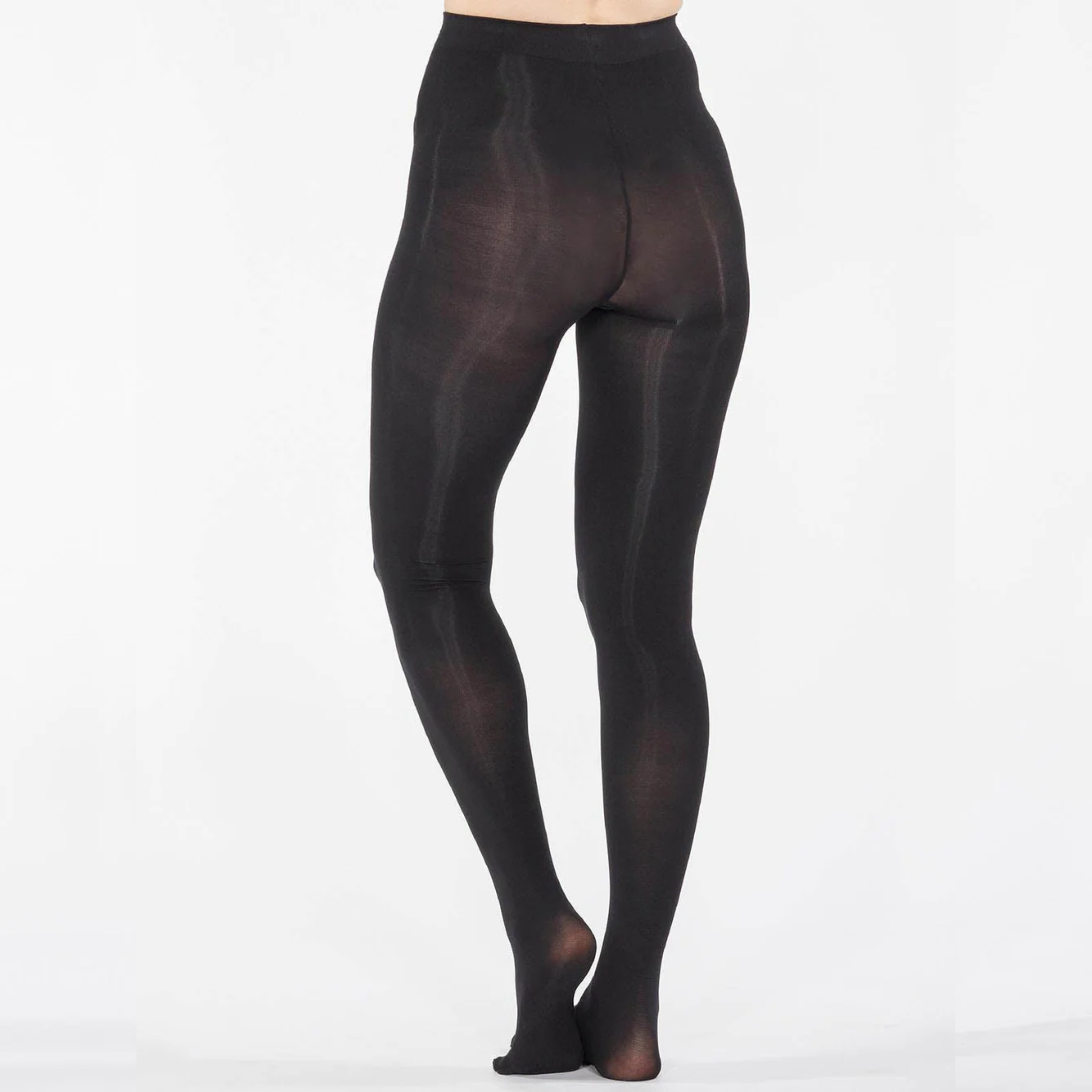 Recycled Nylon Essentials Tights - Black