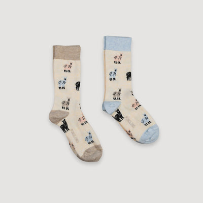Alpaca Fiesta Kid's Socks (2 Pack)