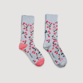 Cherry Pima Socks (2 Pack)