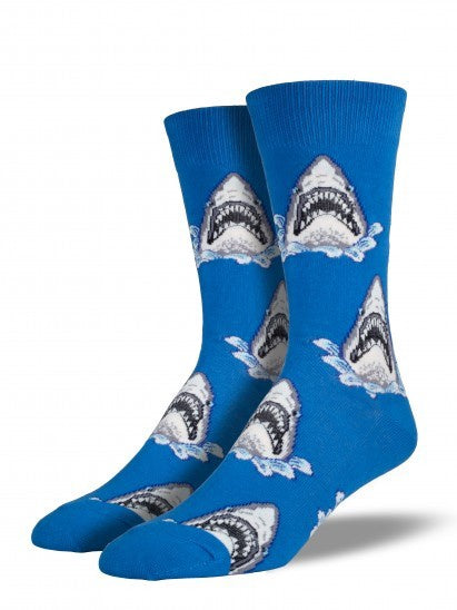 Men's Shark Attack - Blue