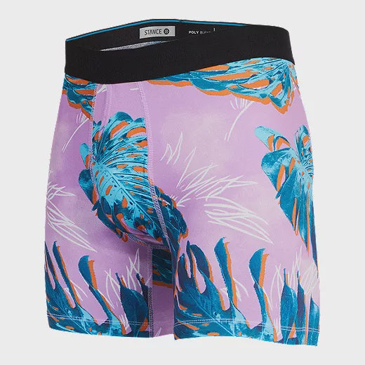 Poly Blend Boxer Brief - Monstera