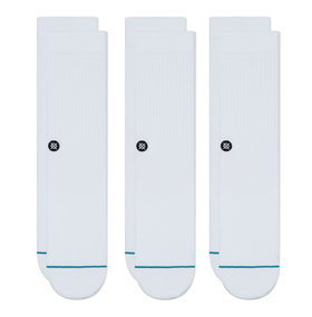 Icon Crew: White (3 Pack)