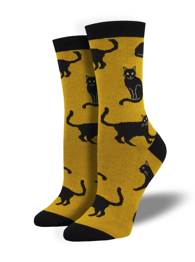 Black Cat - Gold (Women's Bamboo)