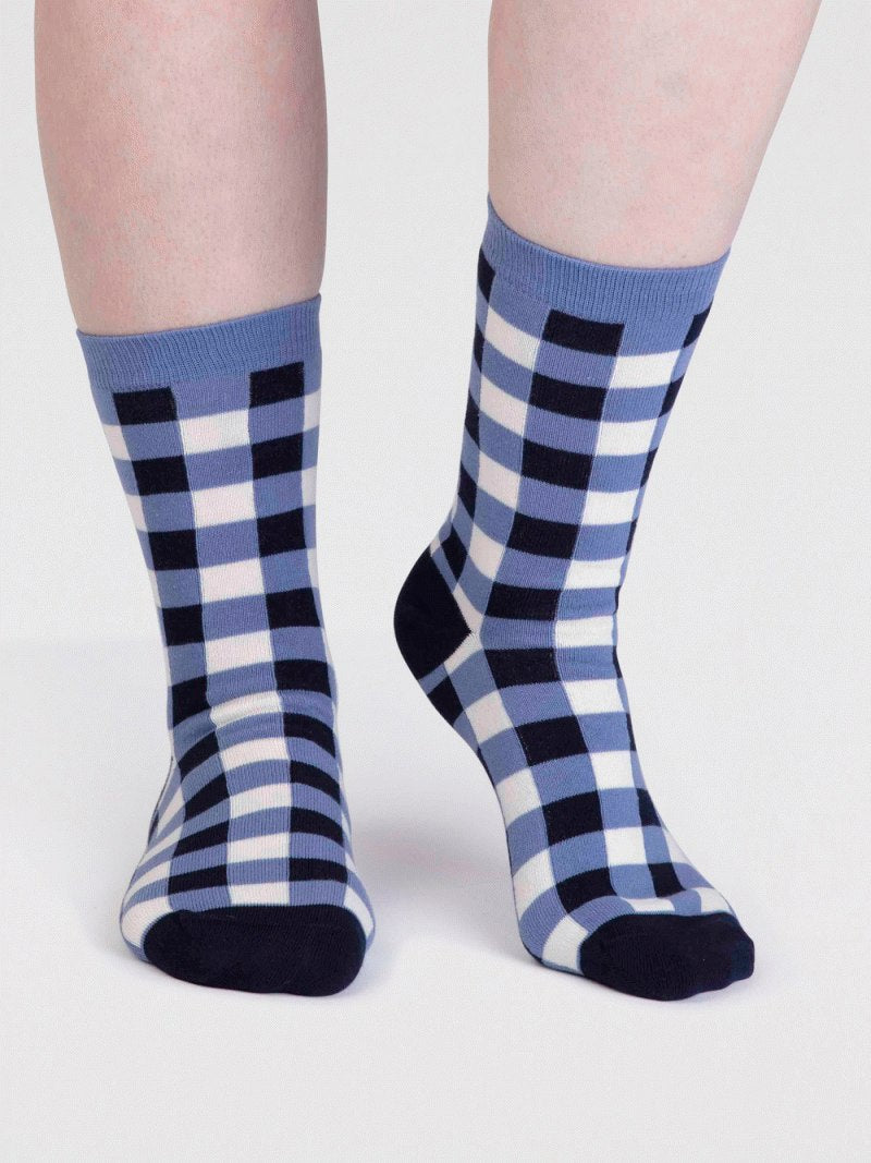 Women's Laie Check - Periwinkle Blue